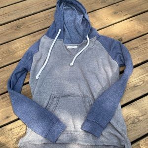 Super soft raw hem sweatshirt